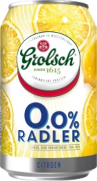Grolsch Radler 0.0% Citroen blikje van 0,33 liter